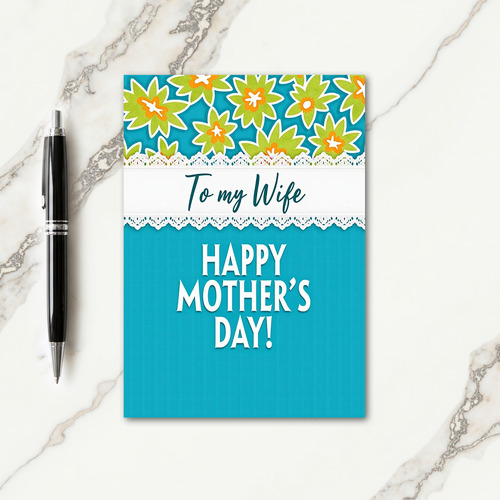 Festive Blossom Mothers Card
