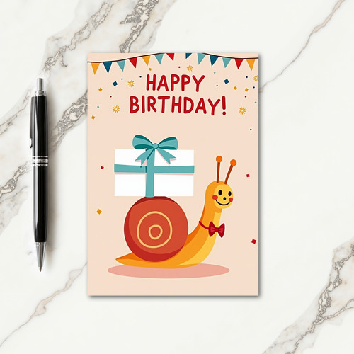 Festive Bow Tie Shell Card