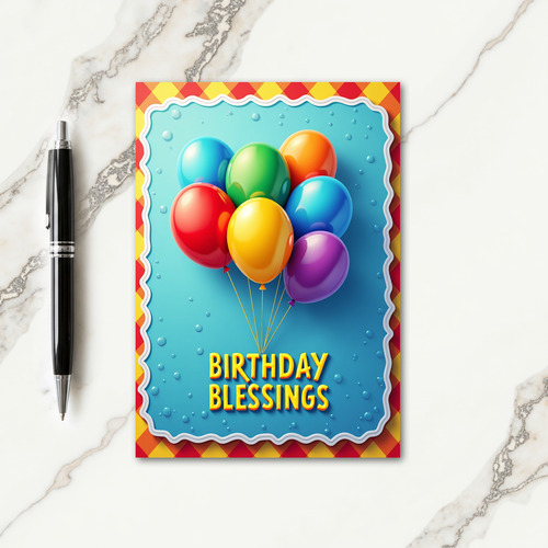 Festive Bubbly Birthday Card