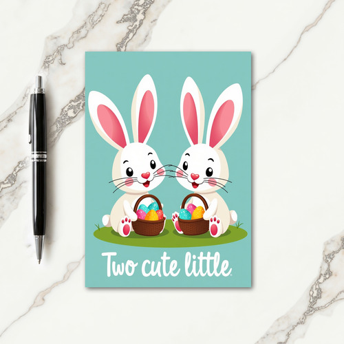 Festive Bunny Springtime Card