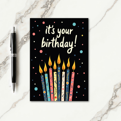 Festive Celebration Art Card