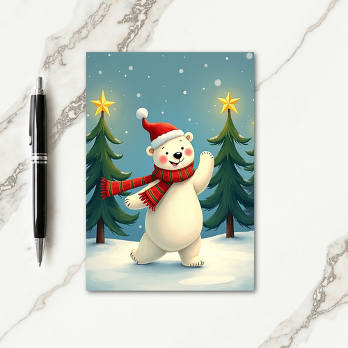 Festive Character Winter Card