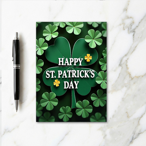 Festive Clover Season Card