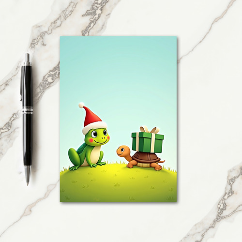 Festive Creature Friends Card