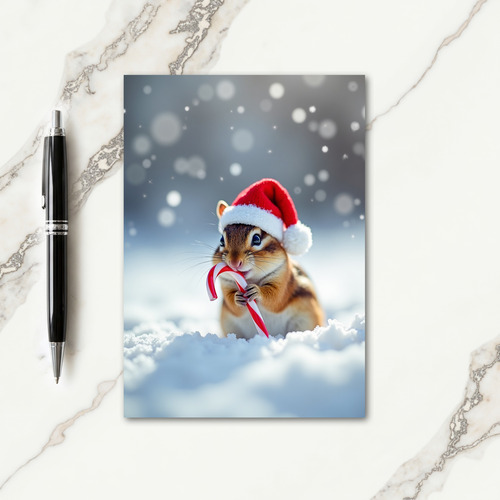 Festive Creature Snow Card