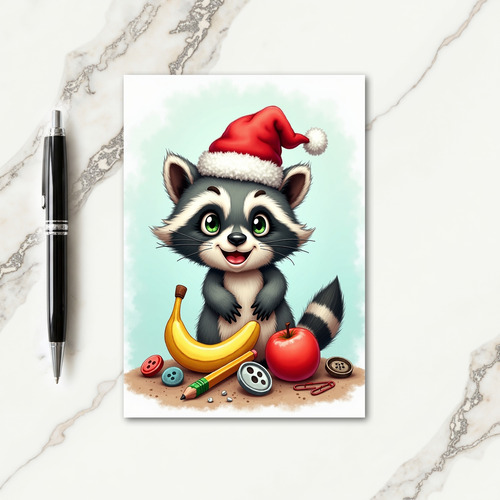 Festive Critter Christmas Card