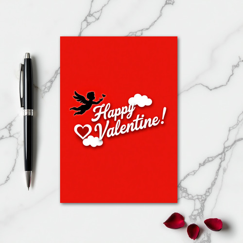 Festive Cupid Valentine Card