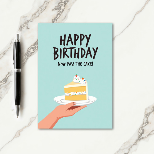 Festive Dessert Birthday Card