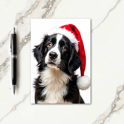 Festive Dog Cap Card