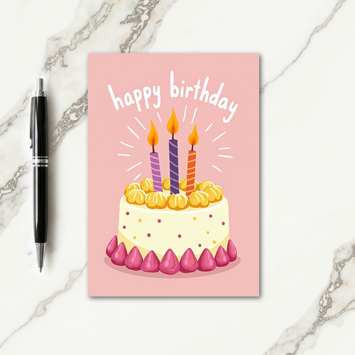 Festive Dots Birthday Card