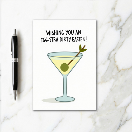 Festive Drink Holiday Card