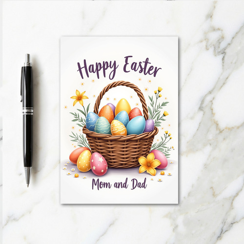 Festive Easter Wishes Card