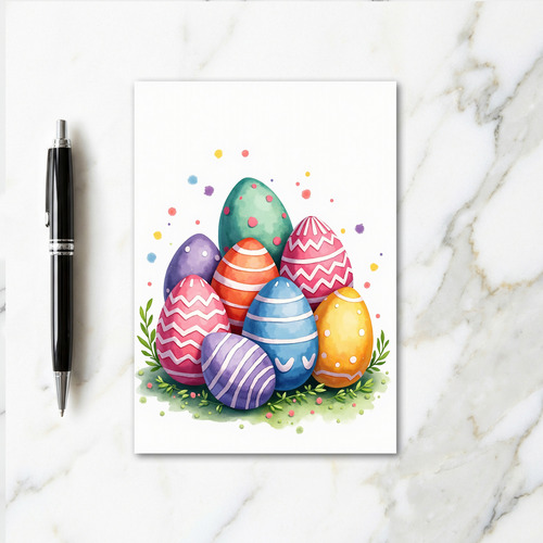 Festive Egg Springtime Card