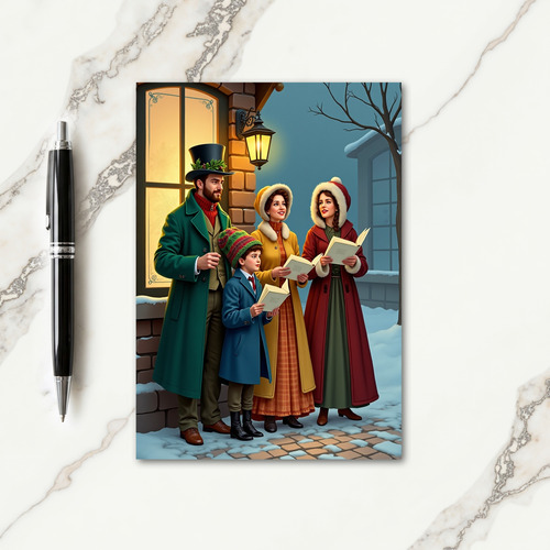 Festive Family Song Card