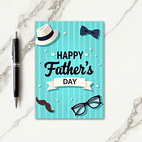 Festive Fathers Day Card
