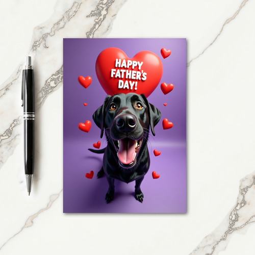 Festive Fathers Day Love Card