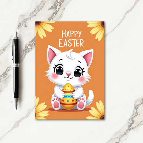 Festive Feline Celebration Card