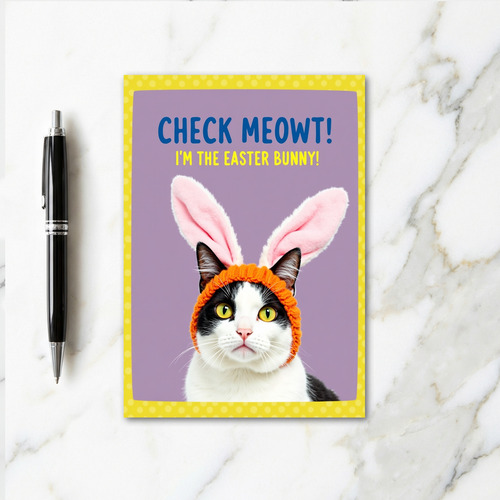 Festive Feline Friend Holiday Card