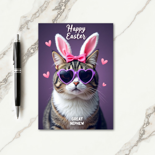 Festive Feline Holiday Card