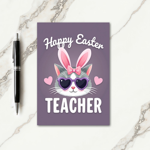 Festive Feline Spring Holiday Card