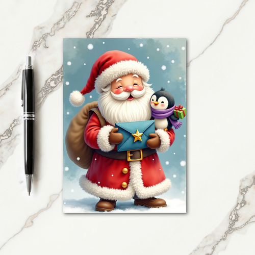 Festive Figure Christmas Card