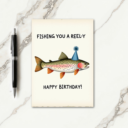 Festive Fish Birthday Card