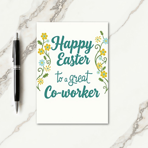 Festive Floral Greetings Card