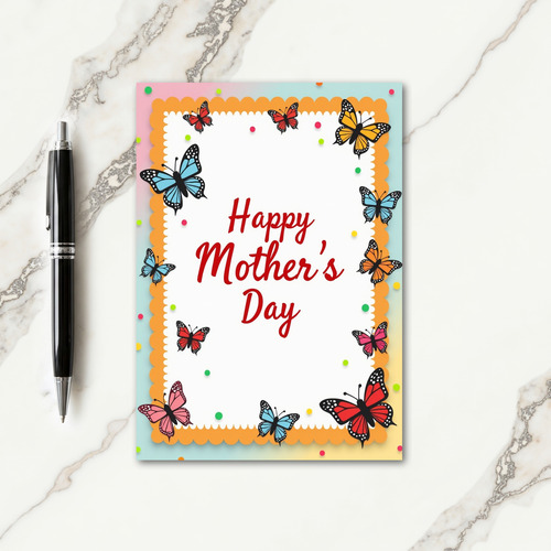 Festive Flying Insects Card