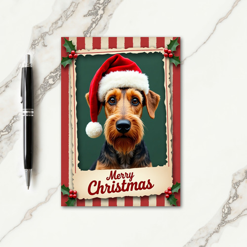Festive Friend Portrait Card