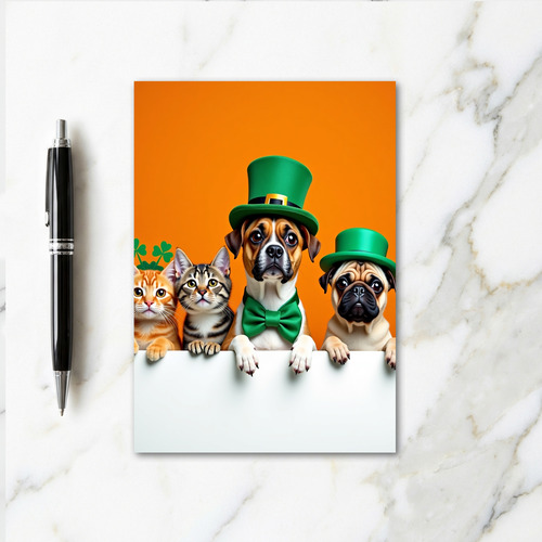 Festive Friends St Patricks Card