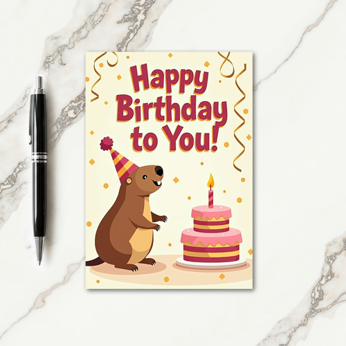 Festive Furry Friend Card