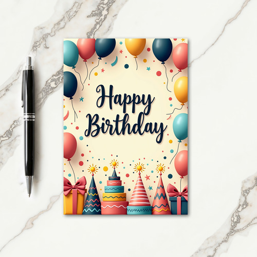 Festive Gift Box Card
