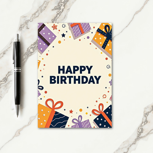 Festive Gifts Card