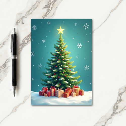 Festive Gifts Christmas Card