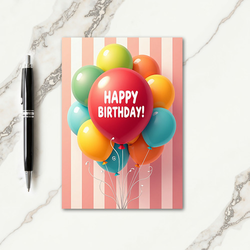 Festive Gleam Birthday Card