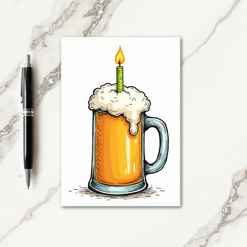 Festive Golden Liquid Card