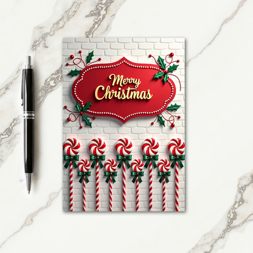Festive Greeting Sign Card