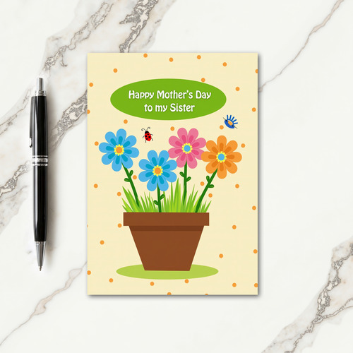 Festive Mothers Day Bouquet Card