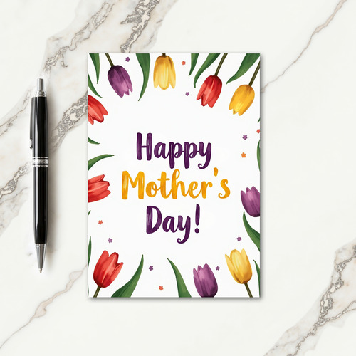 Festive Mothers Day Card