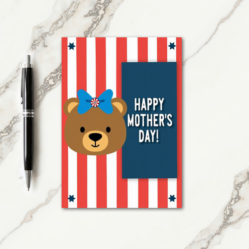 Festive Mothers Day Scene Card