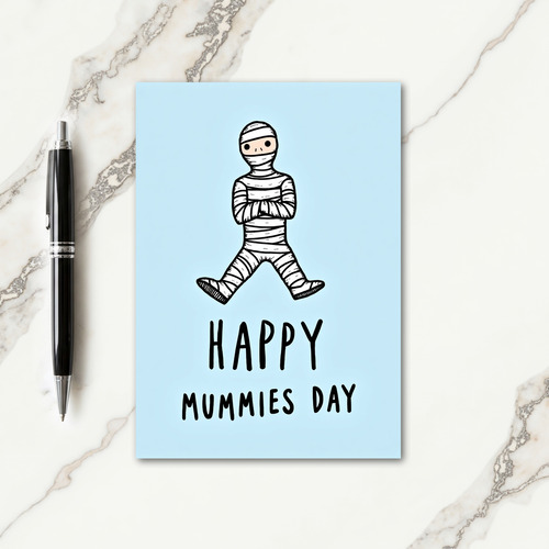 Festive Mummys Day Art Card