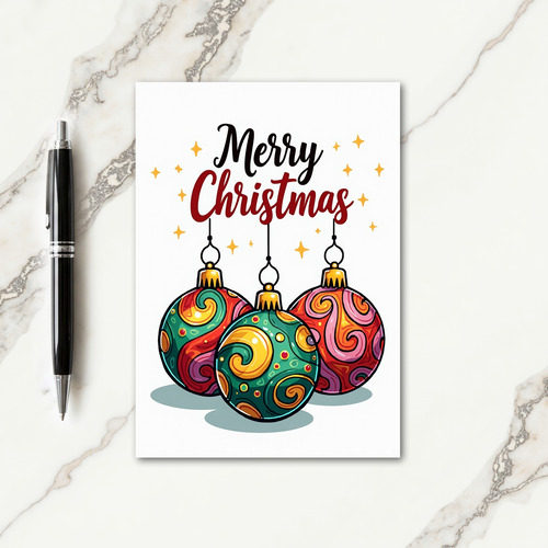 Festive Ornament Card thumbnail