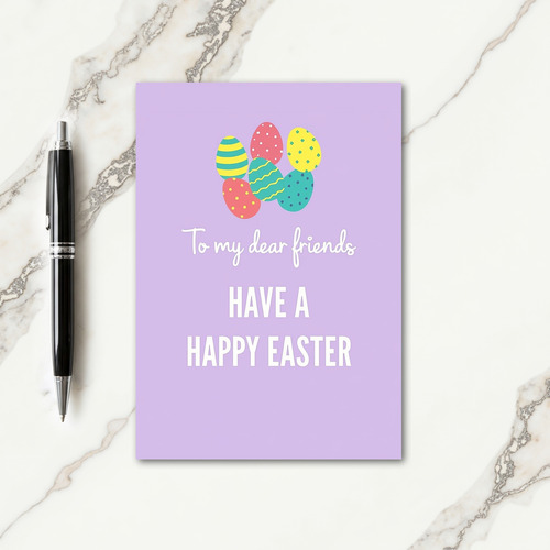 Festive Ovals Easter Card