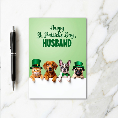 Festive Pets Holiday Card