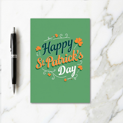 Festive Saint Patricks Day Card