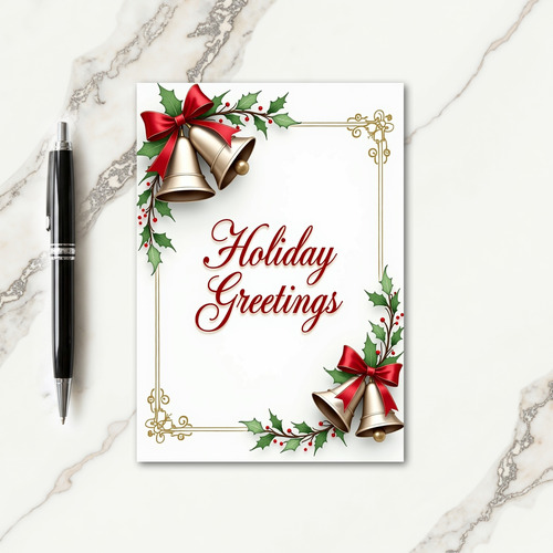 Festive Script Holiday Card thumbnail