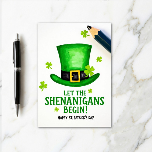 Festive Shenanigans St Patricks Card