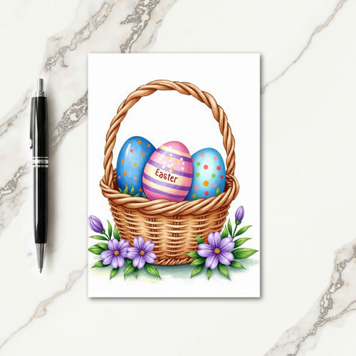 Festive Spring Basket Card