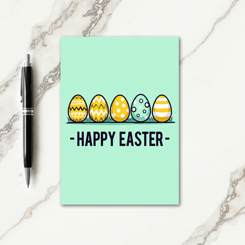 Festive Spring Ovate Form Card