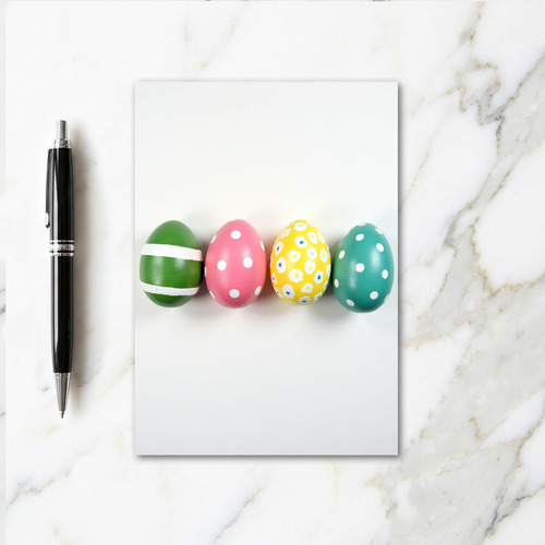 Festive Spring Ovoids Art Card